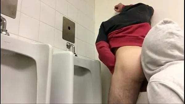 Big 2 guys fuck in public toilets total Clips