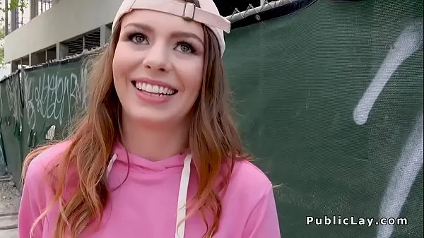 Big Teen with cap gets facial in public total Clips