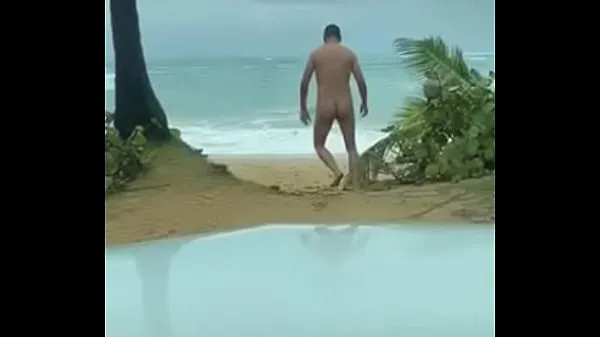 Big Naked beach total Clips