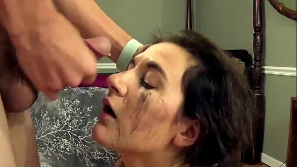 Big Girl Facefucked and Facial With Running Makeup total Clips