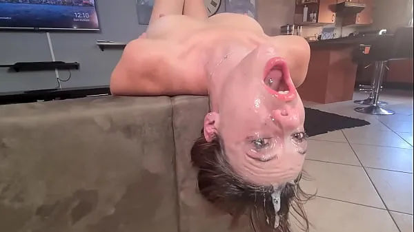 Big Extreme upside down sloppy gagging facefuck total Clips