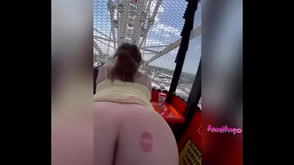 Big Slut get fucks in public on the Ferris wheel total Clips