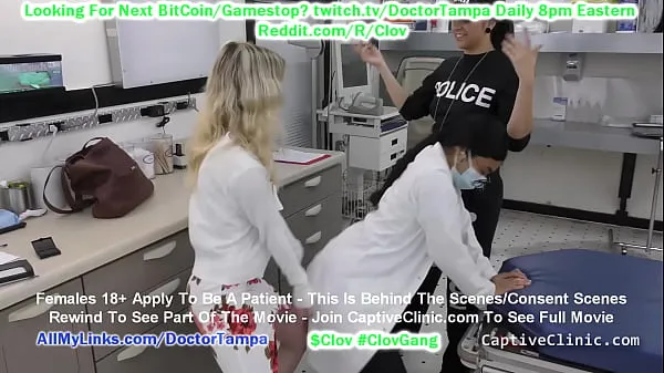 CLOV Campus PD Episode 43: Blonde Party Girl Arrested & Strip Searched By Campus Police com Stacy Shepard, Raven Rogue, Doctor Tampa Total Klip yang besar