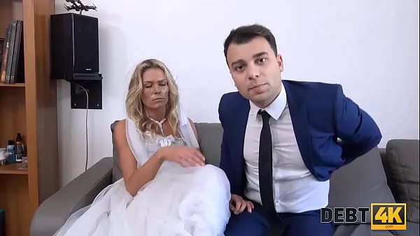 Big DEBT4k. Brazen guy fucks another mans bride as the only way to delay debt total Clips