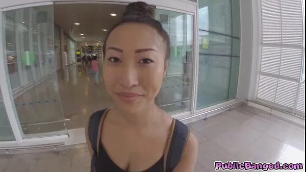 Celkový počet veľkých klipov: Big titted asian Sharon Lee fucked in public airport parking lot